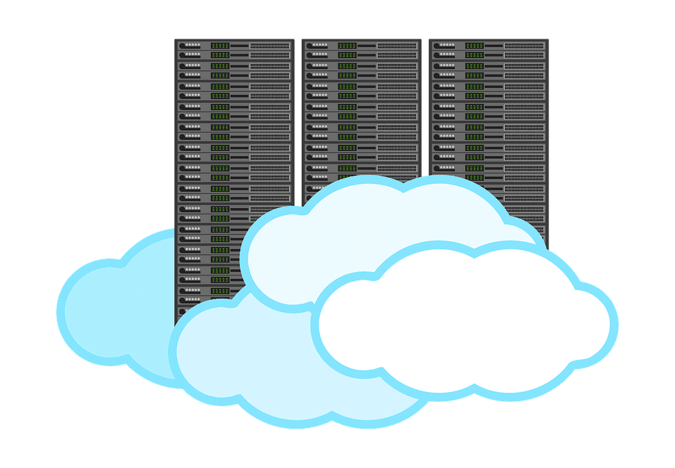 Cloud computing illustration. Those using SQL Server 2008 are encouraged to migrate to Azure.